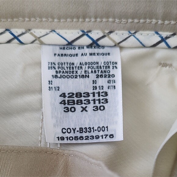 LEE Total Freedom Pants Relaxed Fit Stain Resistant Sand Khaki 30 x 29 - Picture 3 of 7